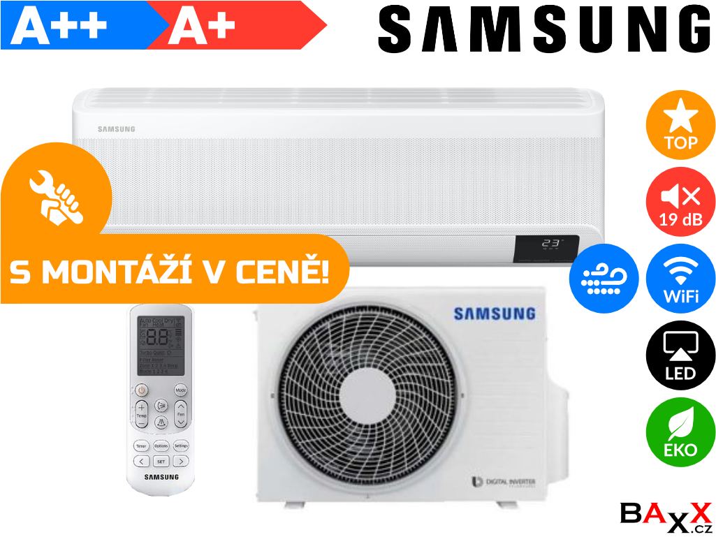 Samsung WindFree Comfort 2,5 kW s montáží v ceně